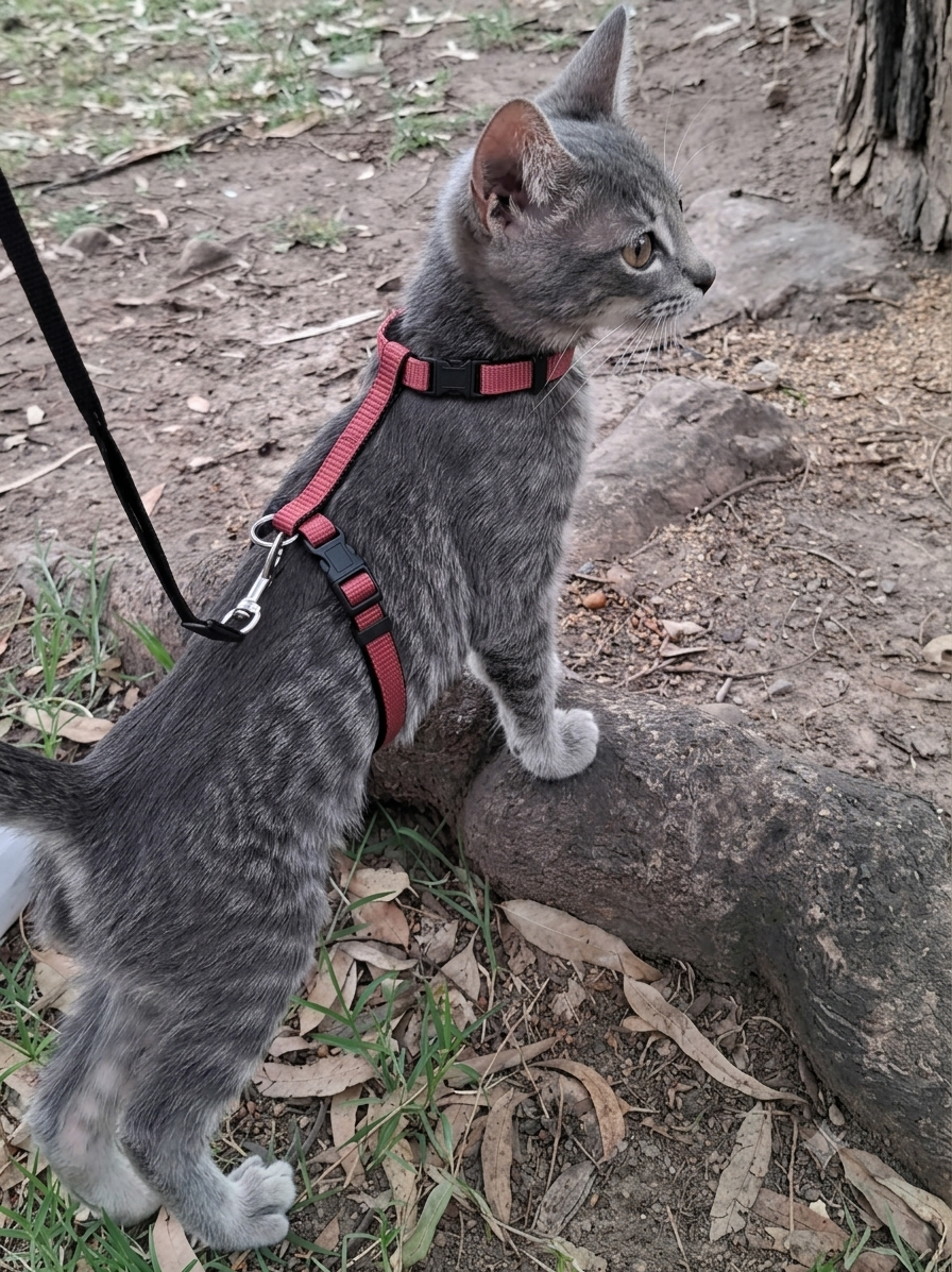 Pechera Arnés Ajustable Para Gato