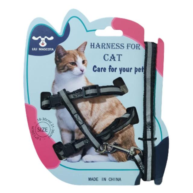 Pechera Arnés Ajustable Para Gato